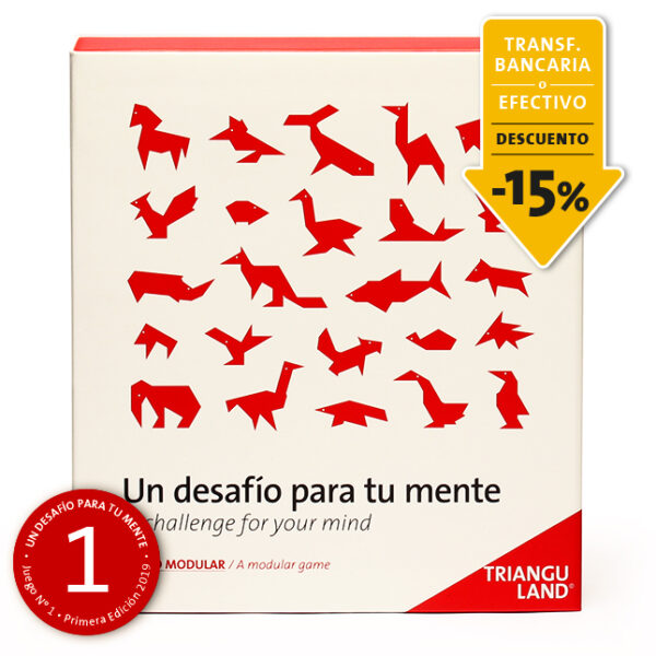 Frente de la caja del juego modular de Trianguland