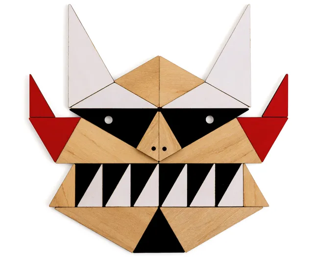 Personaje representativo del puzzle libre "Tu imaginación sin límites" de Trianguland