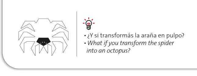 Ejemplo de tarjeta del puzzle libre con tip de creatividad